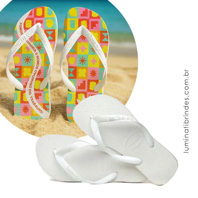 Chinelo Premium Top Branco