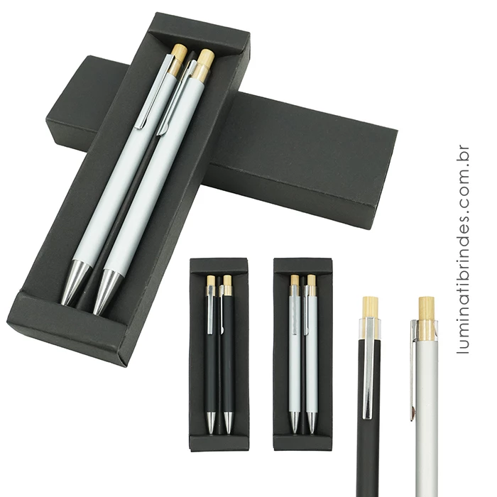 Kit Escritório Ekko Caneta e Lapiseira