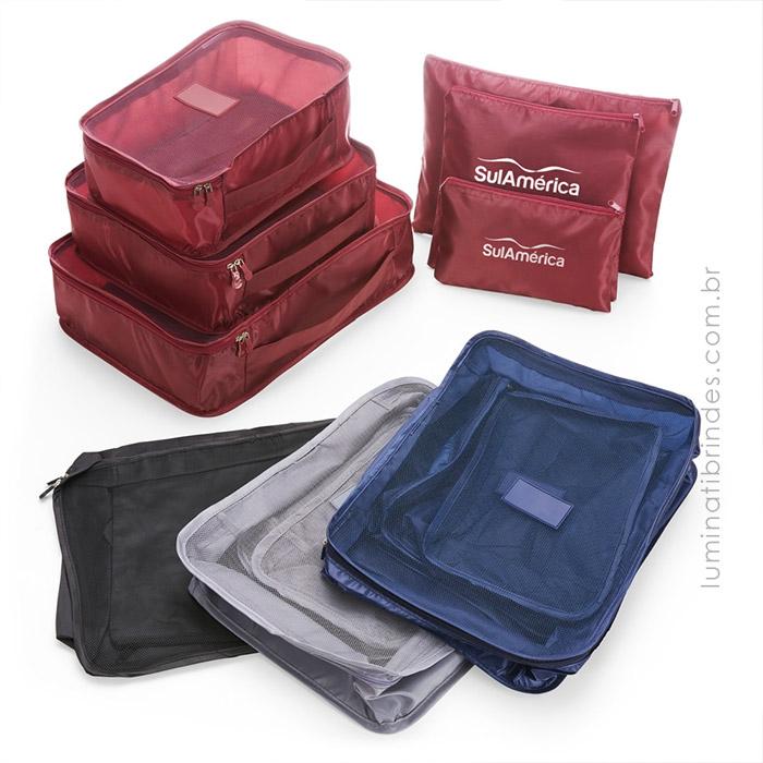 Conjunto Voyage 6 Necessaires Organizadoras