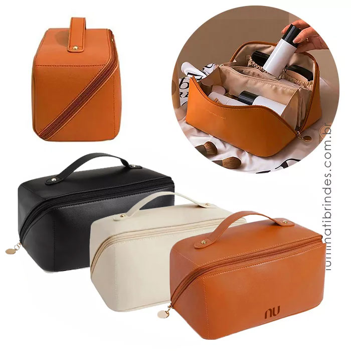 Necessaire Leather Carrie Feminina
