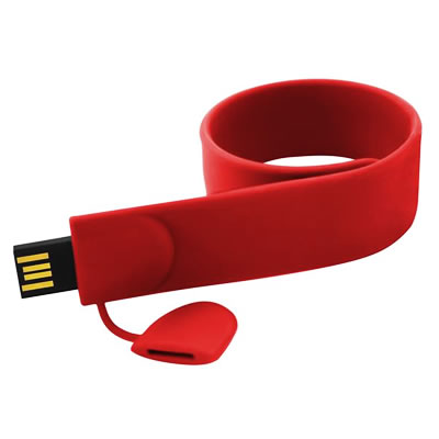 Pen Drive Pulseira Colorido Personalizado com sua Marca | Memory Brindes