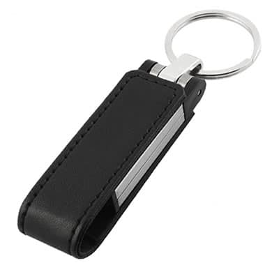 Pen Drive New Leather | Chaveiros com Pen Drive | Memory Brindes