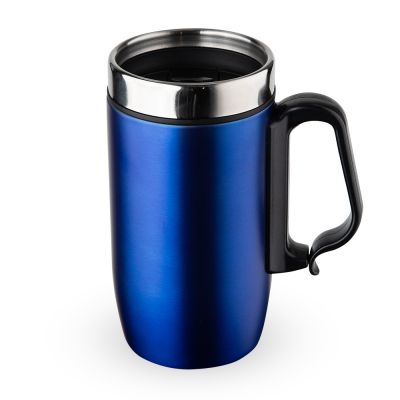 Caneca de Parede Dupla metálica com Mosquetão G135
