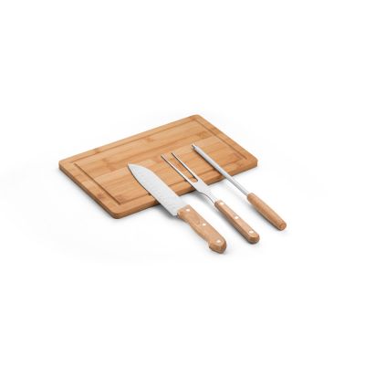 Kit Churrasco em Estojo de Nylon 4 Peças K190 | Memory Brindes