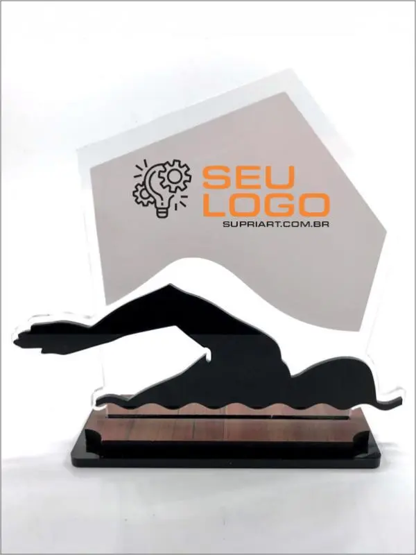Trofeu em acrilico